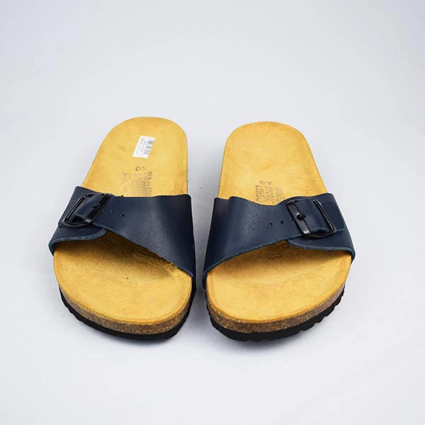 SANDALE HOMME SH04 BLEU CUIR .......... sandale médicale homme confortable Maroc